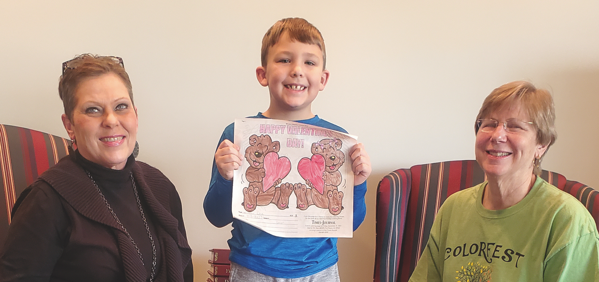 Will Lau, of Fort Payne, wins coloring book contest